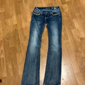 Miss Me Womens Boot Cut Jeans Size 27